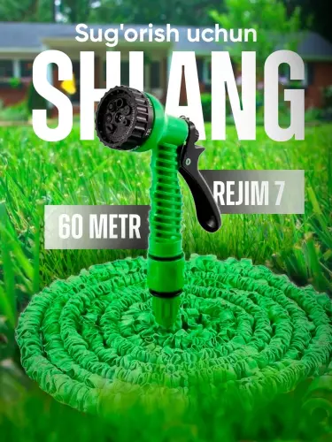 Sug'orish shlangi, mo''jizaviy shlang, kengaytiriladigan,
